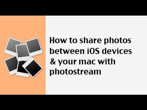 포토 스트림을 사용하여 iOS 기기와 Mac간에 사진을 공유하는 방법