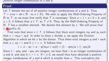 Section 2.5, part 9 Greatest common divisors
