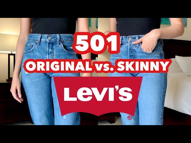 Levi's 501 Originals vs. 501 Stretch Skinny Jeans | Tawny Alessandra -  YouTube