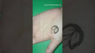 Easy tutorial🌷 #leafart  #mahendivideo #greenscreen  #trendding