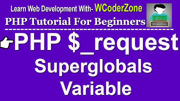 PHP $_request - Superglobals variable English Tutorial
