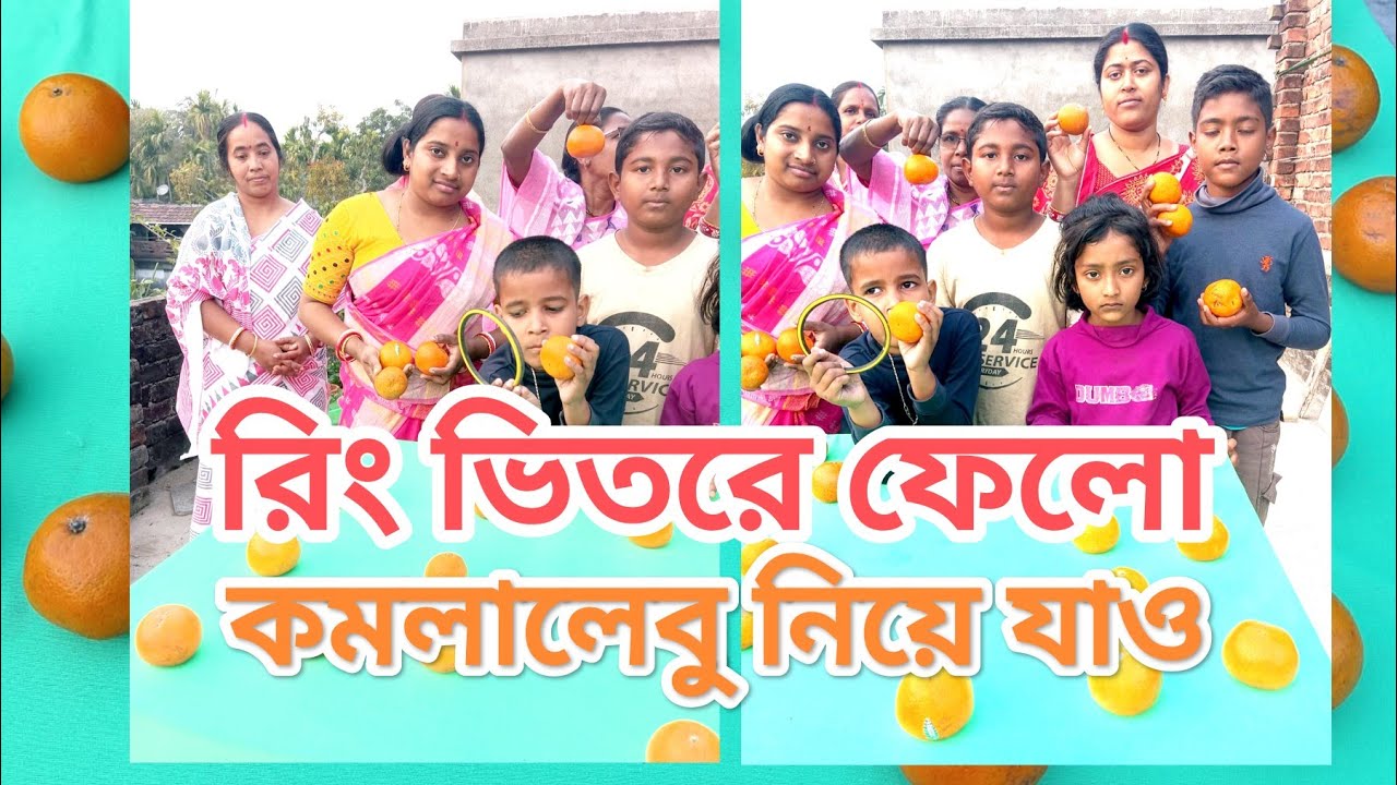 কমলা লেবুর ভেতরে রিং গলাতে পারলে লেবু ফ্রি 😱 | Ring Inside Orange Challenge 🍊