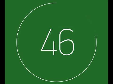 60 seconds countdown beautiful stopwatch 1 minute timer