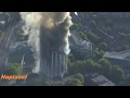 London Fire.Пожар в Лондоне.Горит высотный жилой дом.