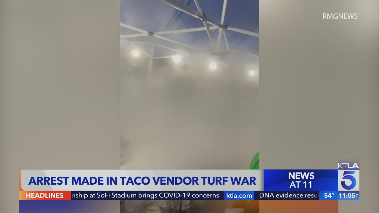 Arrest made in vandalism of taco vendor
