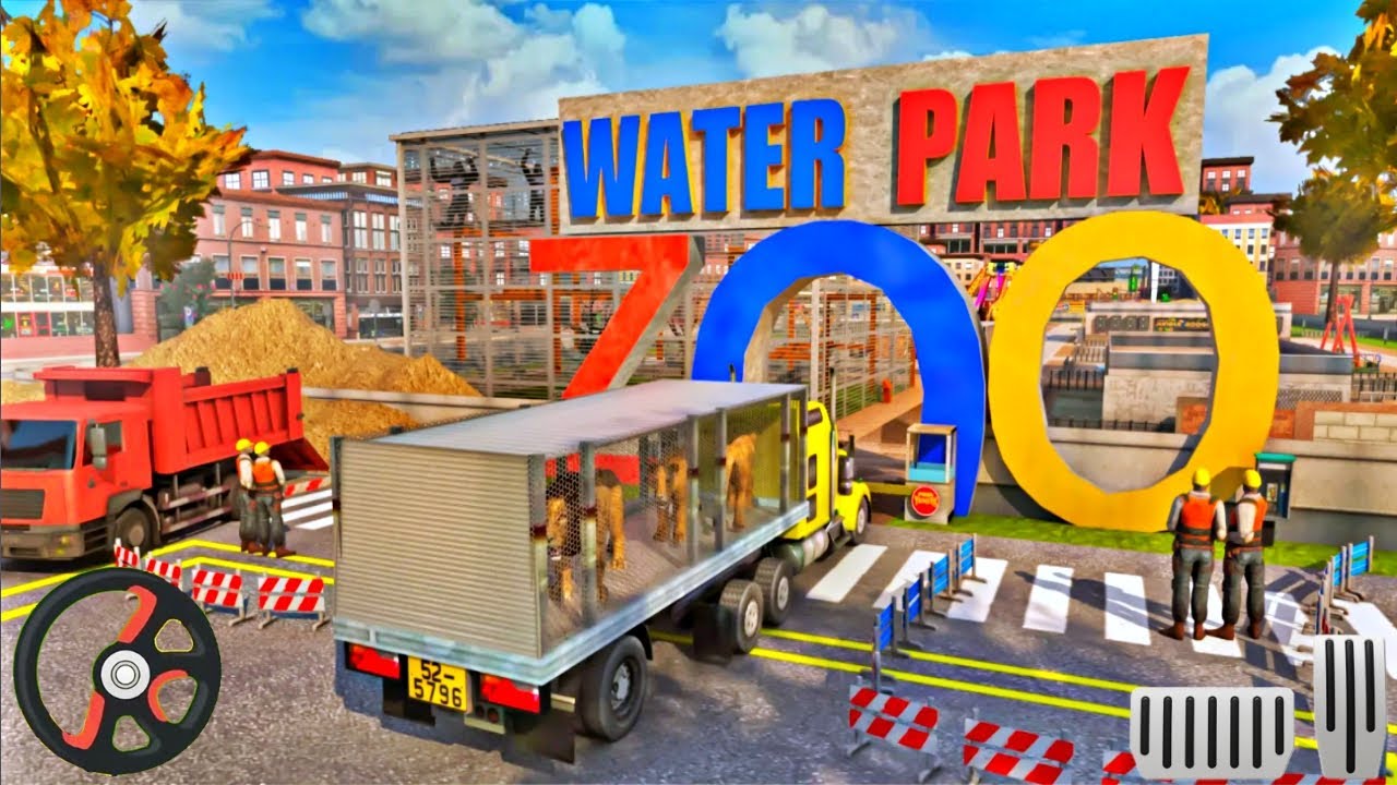 Zoo Construction: Heavy Excavator Truck Driving Android Gameplay FHD