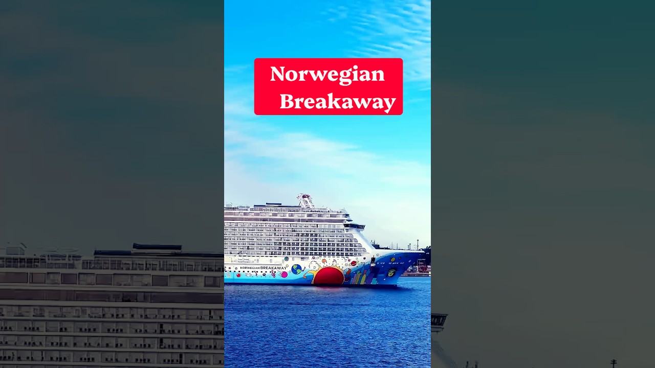 "Norwegian Breakaway sail away from Portland USA" #viral #trending #travel
