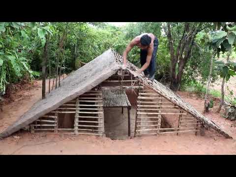 აშენება საიდუმლო მიწისქვეშა საცურაო აუზის და ლამაზი ჩანჩქერის თევზის აუზით