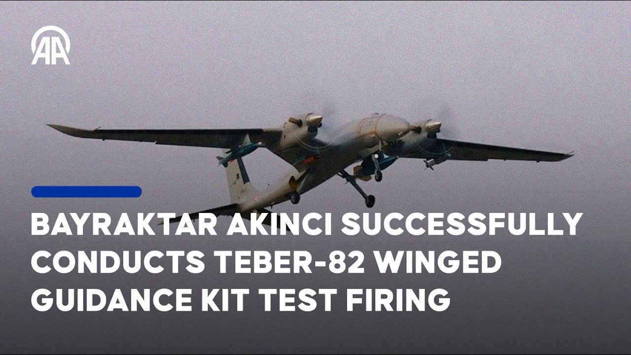 Компания Bayraktar AKINCI успешно провела испытательный запуск комплекта наведения TEBER-82.