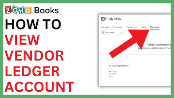 How to View Vendor Ledger Account in Zoho Books [QUICK GUIDE]