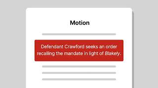 United States v. Crawford Case Brief Summary | Law Case Explained