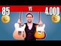 HARLEY BENTON Telecaster a 85€ vs FENDER a 4000: ne vale la pena?