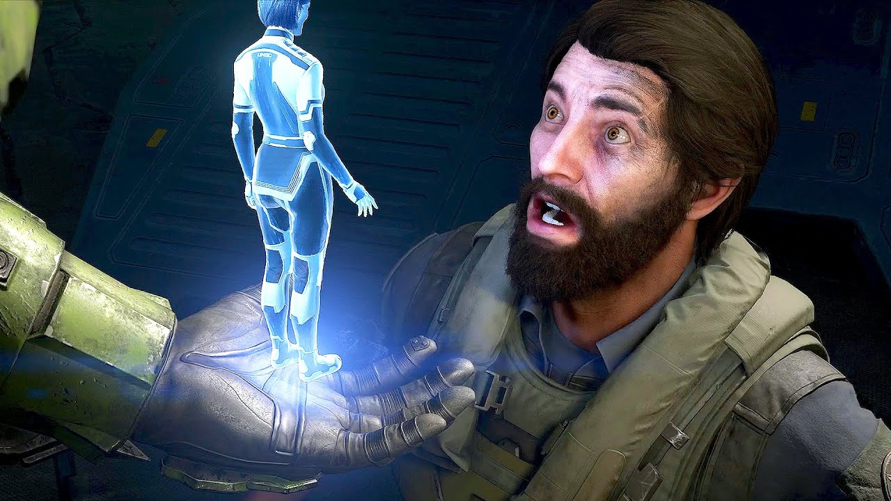 Pilot's Reaction to meeting Cortana with Master Chief - Halo Infinite 2021