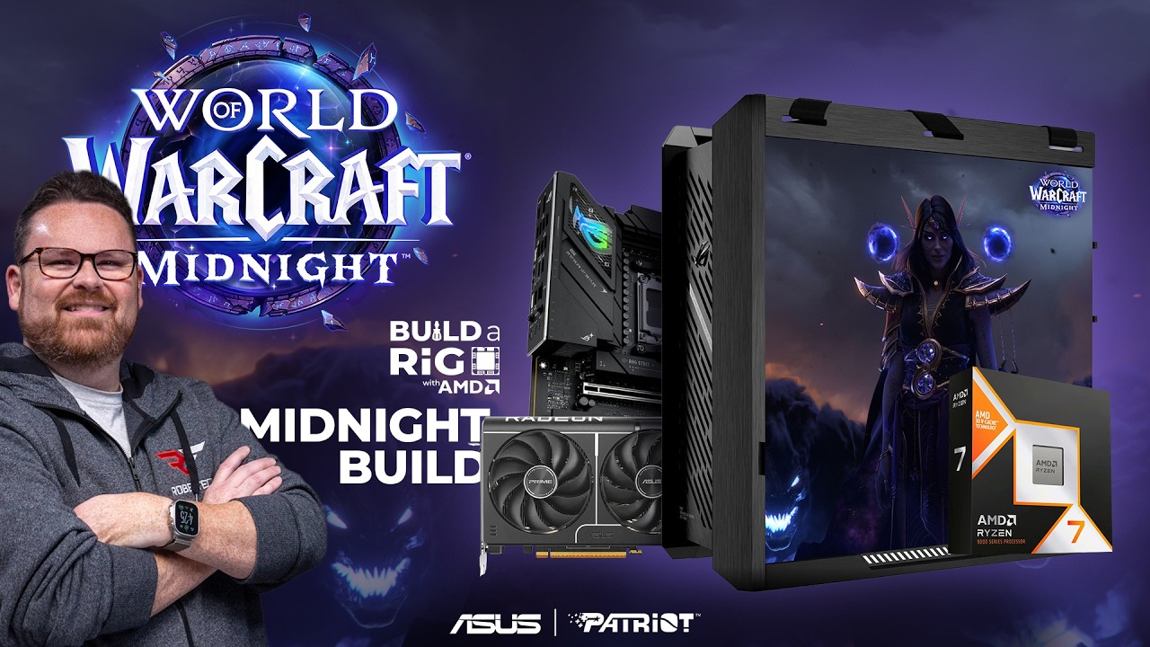 Building a Custom World of Warcraft Midnight Gaming PC (Ryzen 7 9800x3d ...