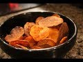 Delicious & Easy Bodybuilding Snack:  Healthy Oven-Baked Sweet Potato Chips