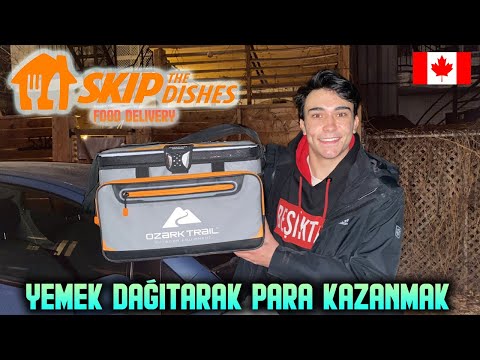 YEMEK DAĞITARAK PARA KAZANMAK! - SkipTheDishes Food Delivery