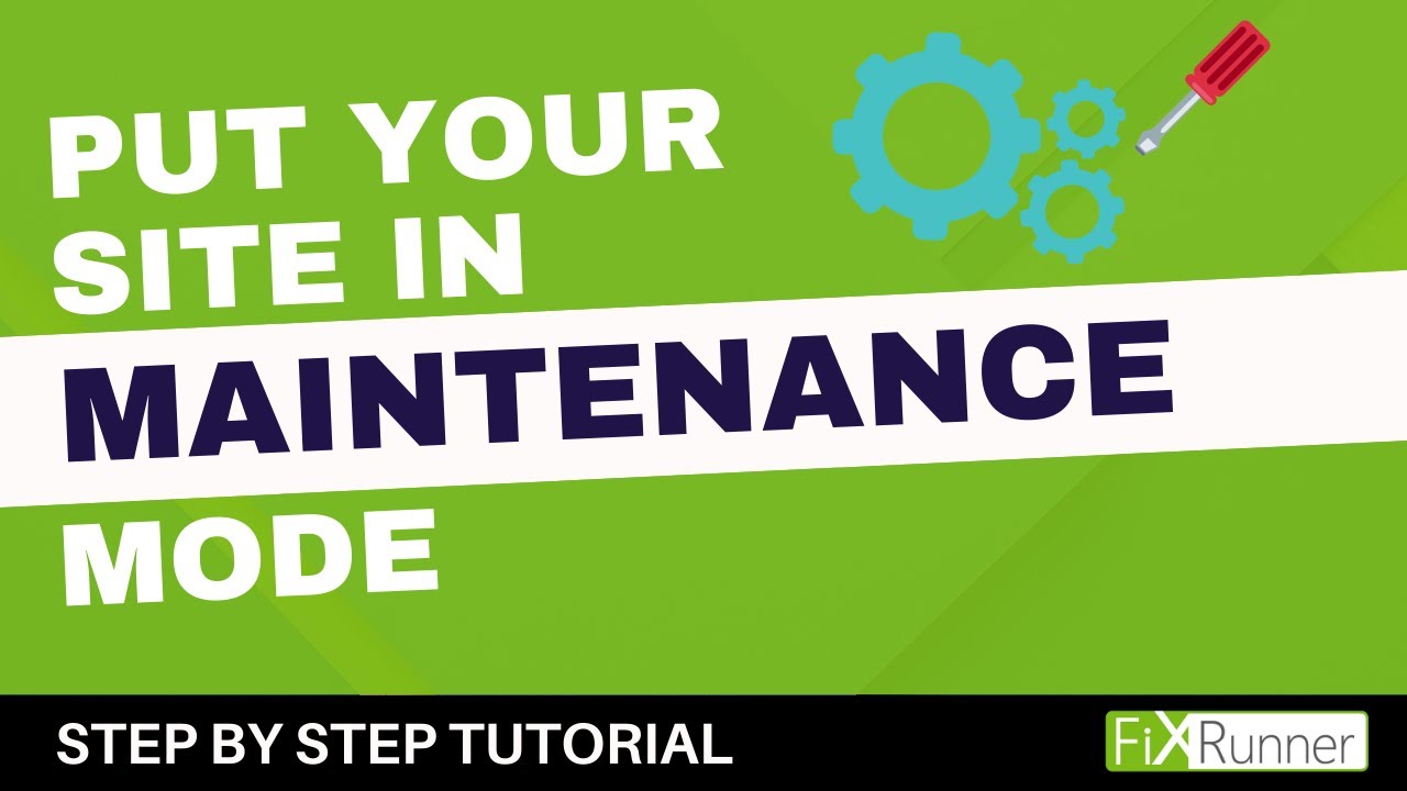 How To Put Your WordPress Website In Maintenance Mode - YouTube