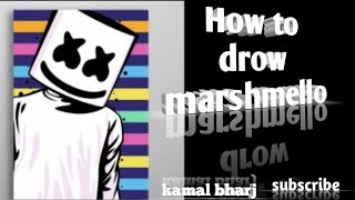 How to drow marshmello Dabbing