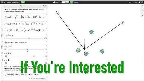Pendulum Wave in Desmos | 3d and 2d Simulations