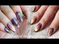 Trying the popular Gel-X Dupe - Beetles Nail Kit! - 💫 Celestial Magnetic Moon Nails ✨