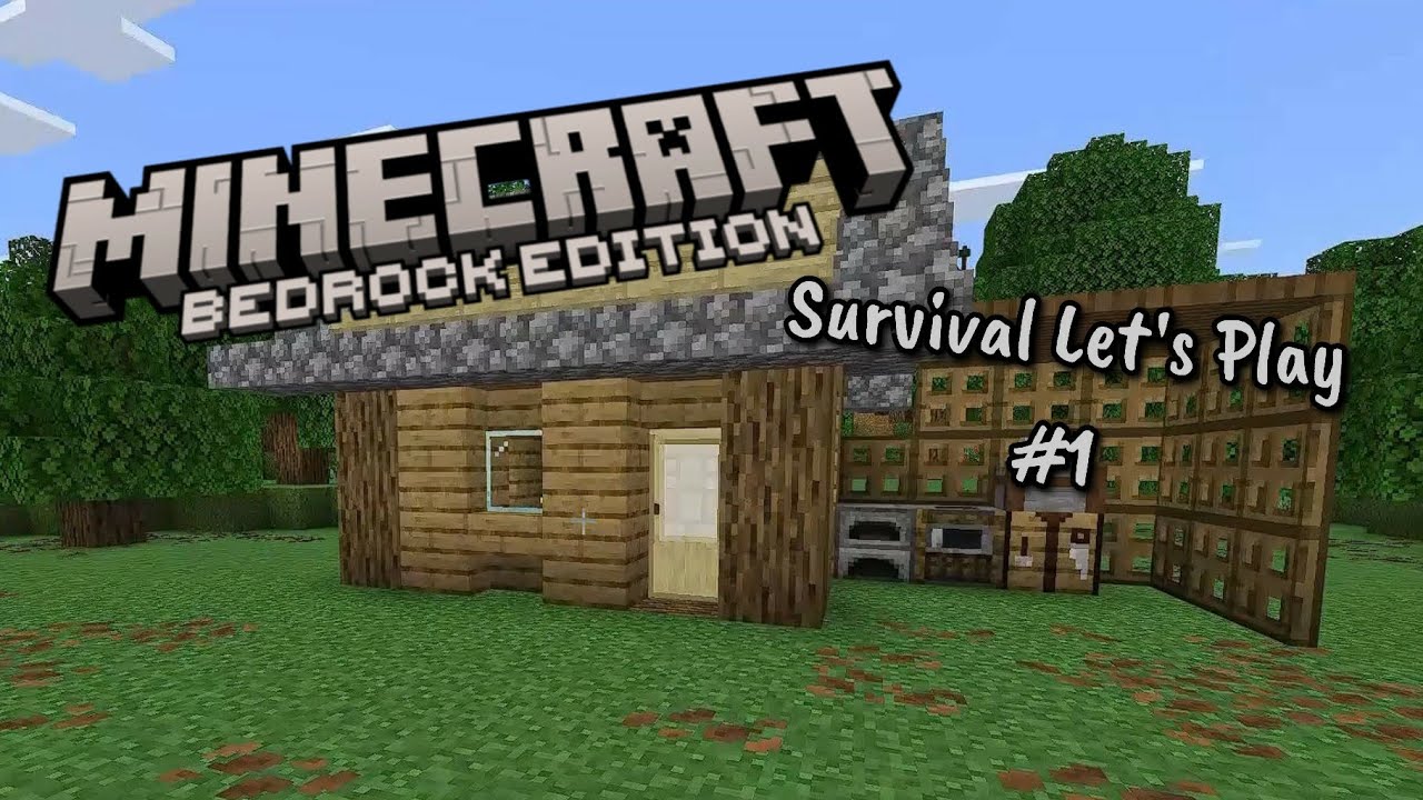 New Beginnings Lets Play Bedrock Minecraft # 1 - YouTube