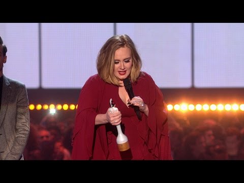 Adele wins British Female Solo Artist | The BRIT Awards 2016