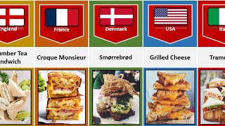 Sandwiches From Different countries | What Sandwiches Look Like Around The World by Data Hub 1,737 views 1 year ago 1 minute, 33 seconds