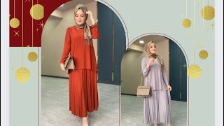 Etekli Takım - Uygun Fiyatlı Tesettür Giyim - Tesettür Giyim - Rusemoda