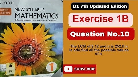Question #10Exercise1B Updated 7th edition| Book1|Oxford syllabus|O-level syllabus