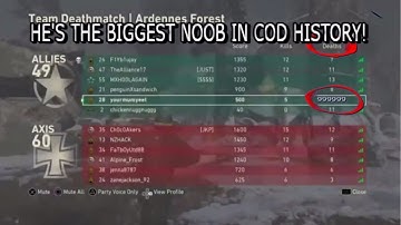 Biggest! Sniper noob! In! COD! History!(that’s not me)