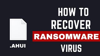 AHUI Virus Removal and Guidelines | AHUI Ransomware Data Recovery [.ahui extension]