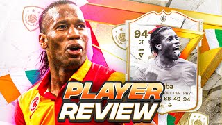 4⭐5⭐ 94 GOLAZO ICON DROGBA PLAYER REVIEW | FC 24 Ultimate Team