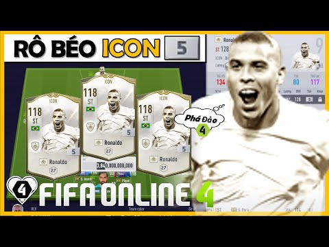 Trải Nghiệm “ Người ngoài hành tinh ” Ronaldo De Lima ICON +5: 3840 Tỷ Đắt Đỏ Nhất SERVER FO4 VN