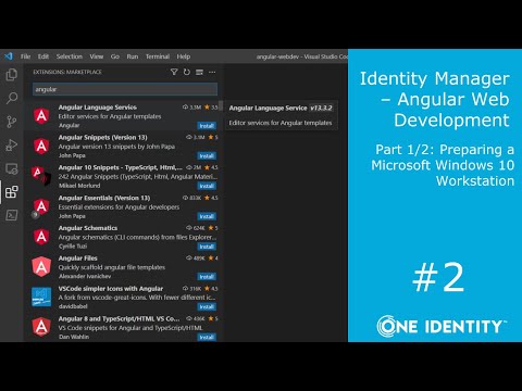 Identity Manager | Angular Web Development #2 | Preparing a Windows 10 WKS