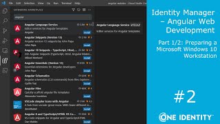 Identity Manager | Angular Web Development #2 | Preparing a Windows 10 WKS screenshot 1