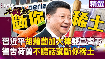 【精選】習近平輕鬆就能「斷你稀土」安世想活命只能投降？！ 中國一人對陣「歐盟27國」荷蘭早知今日何必當初？！｜#環球大戰線 ‪@Global-vision-talk