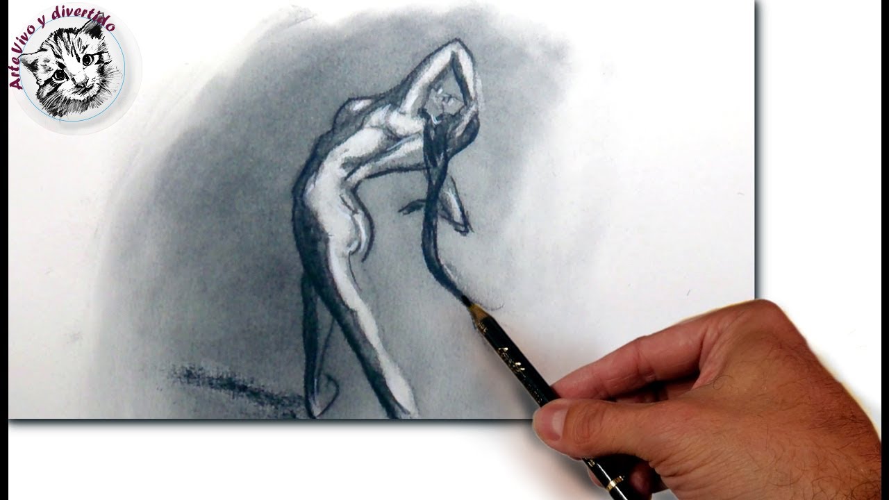 Como Dibujar Con Carboncillo Paso A Paso