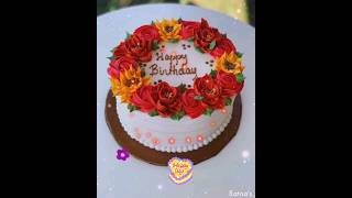 Birthday Wishes 🎂 with Flowers, shorts #birthday#happybirthday#happybirthdaytoyou#flowers