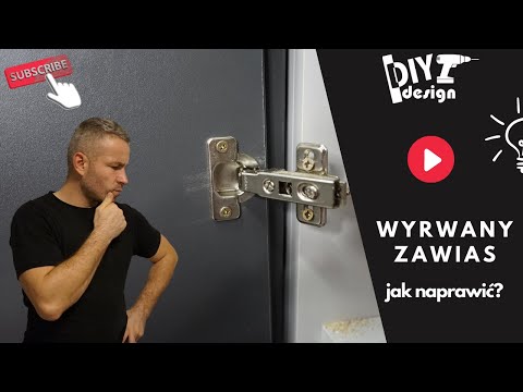 Jak naprawić urwany zawias w szafce🤔🔨❓ Jak naprawić wyrwane zawiasy w szafce❓