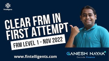 How I can help you to clear FRM Level 1 Nov 2022 in First Attempt | FRM Preparation #frm