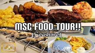 MSC Food Tour - Seashore