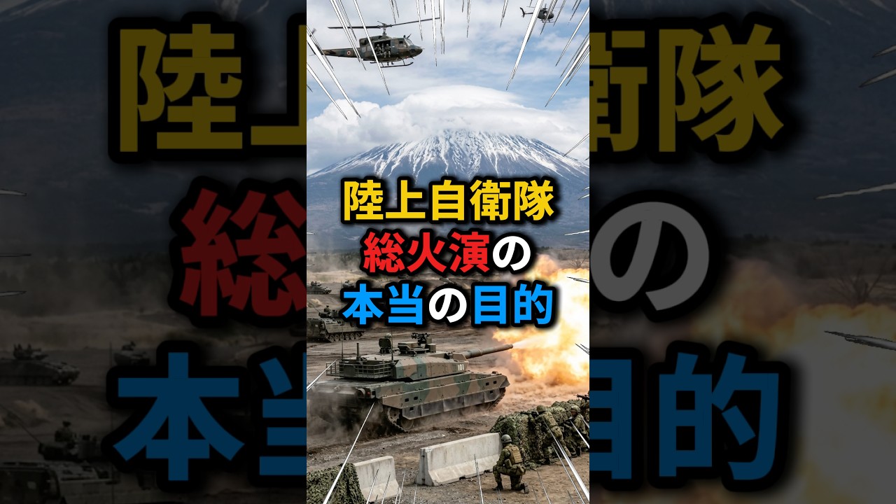 【自衛隊】"派手なショー"だと思われてる総火演の知られざる本当の意味 #自衛隊 #総火演 #富士総合火力演習 #泣ける話