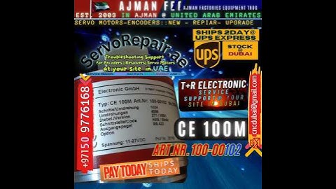 TR Encoder CE 100M Art. Nr. 100-00102 inStock Dubai ship2Day ; Get Service support ServoRepair.ae