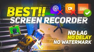 Best Screen Recorder For Gaming No Lag ? Android Best Screen Recorder For Low End Devices For BGMI