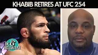 Daniel Cormier reacts to Khabib Nurmagomedov’s retirement at UFC 254 | DC & Helwani | ESPN MMA