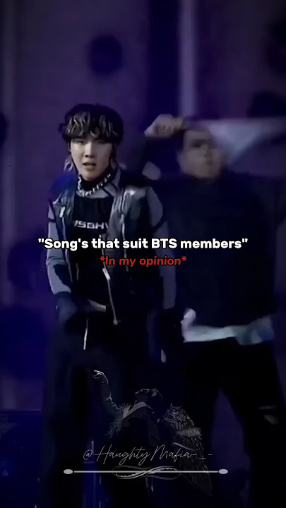 Song's that suit BTS members *in my opinion* #bts #rm #jin #suga #jhope#jm#thv#jk @HaughtyMafia-_-