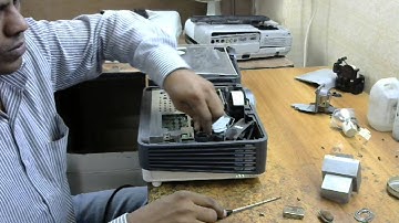 benq  mx815pst projector problem is lamp error and how to change dlp