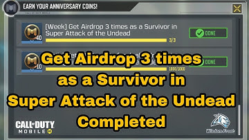 How to Get Airdrop 3 times as a Survivor in Super Attack of the Undead Cod Mobile