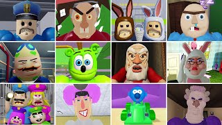 Piggy Kart Run Scary Obby In Barry Gummy Bear, Betty's Nursery, Angry Grandpa, Grumpy Gran, Dentist