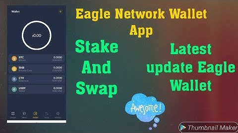 Eagle Network Wallet App || Swap and Stake Eagle Tokens || Latest Updates || Eagle Wallet App